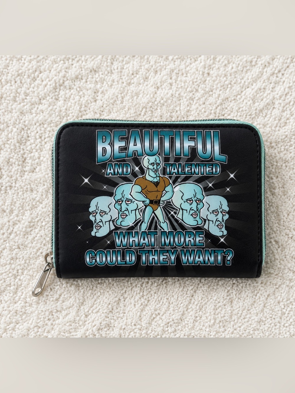 Loungefly x Nickelodeon Handsome Squidward Zip Wallet – “Beautiful & Talented”